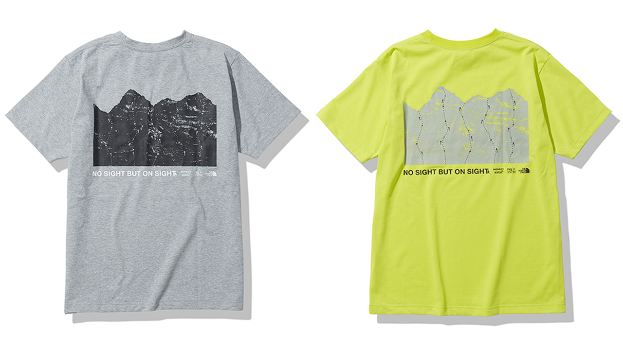 ノース・フェイスが発表した「モンキーマジック」サポートTシャツ