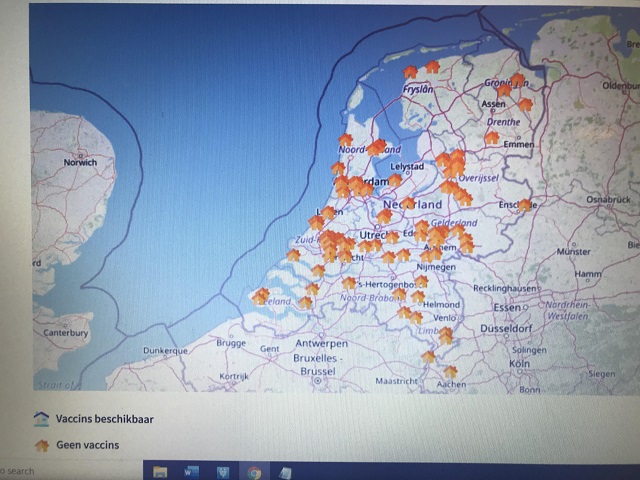 オランダ各地に、登録施設が広がっている